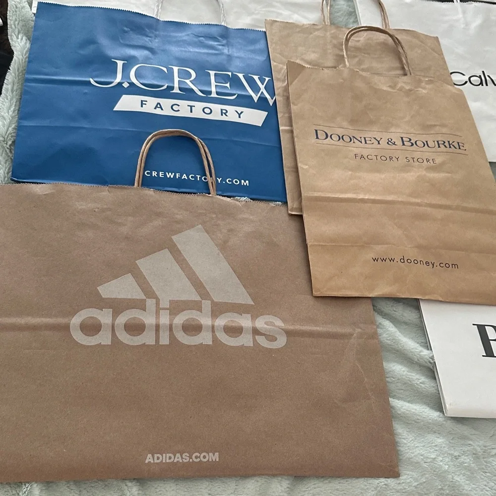 12 Assorted Empty Gift Wrap Bags
